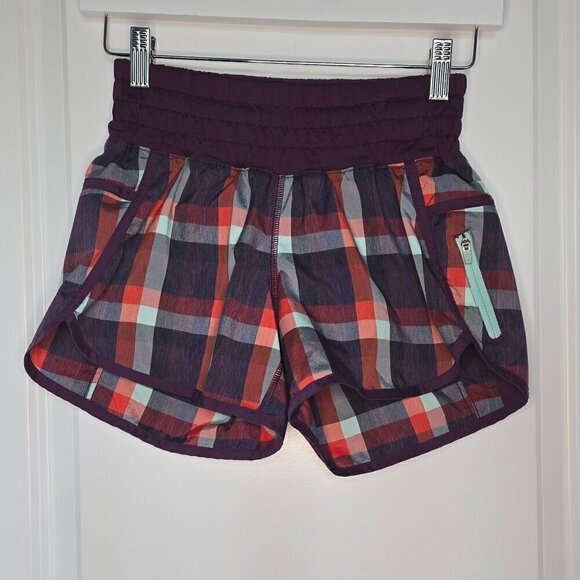 Tracker Short II *2-way Stretch - 4 Wheezy Check Multi Heathered Berry Yum Yum - Picture 3 of 6